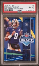 2024 Score - Nfl Draft Michael Penix Jr. #15 Showcase /100 (RC) PSA 8