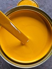 Old School Acryllic Enamel 1 Gallon - Construction Yellow Color Car Paint Old School Acryllic Enamel 1 Gallon - Construction Yellow Color Car Paint