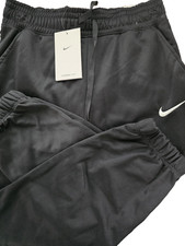 NEW Nike Pants Girls Size Medium Black Fleece Embroidered
