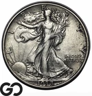 1938-D Walking Liberty Half Dollar *Better Denver Issue, Low Mintage*, VF+/XF