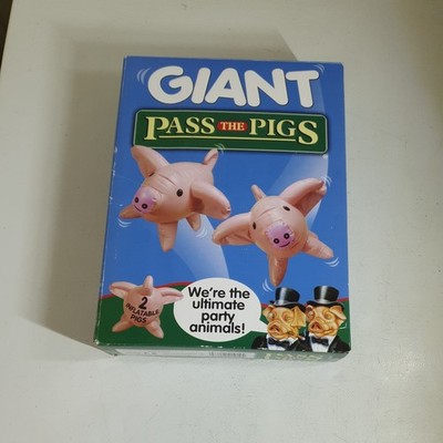 Giant Pass the Pigs aufblasbares Würfelspiel - komplett - unbenutzt - winningmoves
