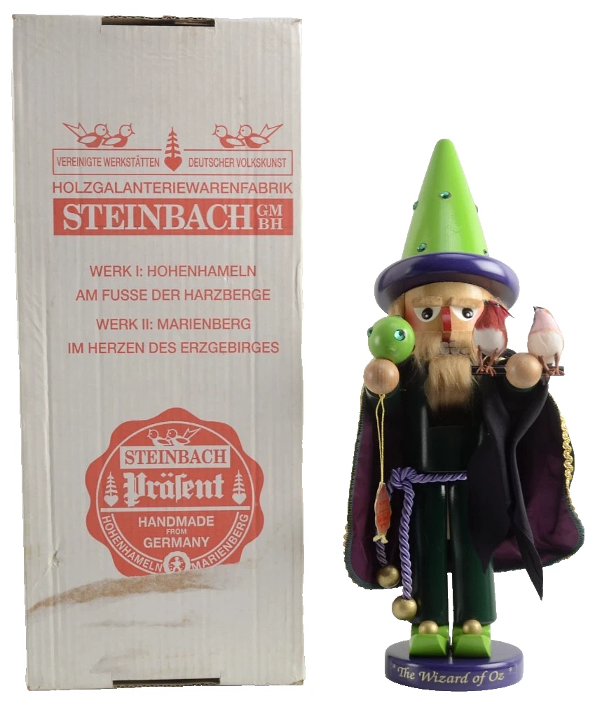 Steinbach Wizard Of Oz Nutcracker 17" w Hang Tag & Original Box S624