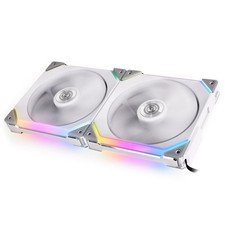 Image of lian li UNI FAN SL140 RGB PWM Fan, Pack of 2 inc. Controller - 140mm - B-Grade