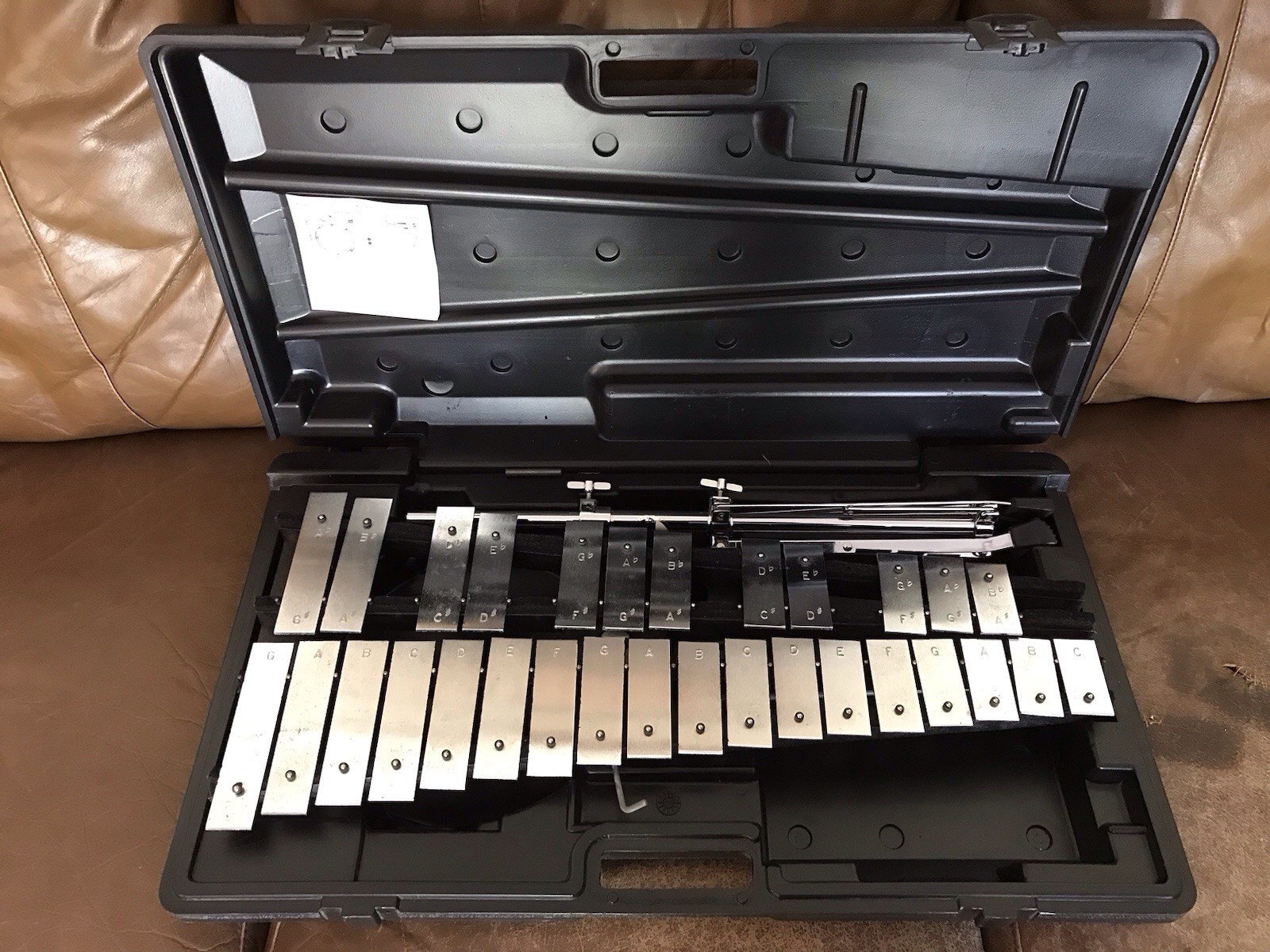 Used Musser M649 30-Key Student Bell Set in Hard Case in Good Condition