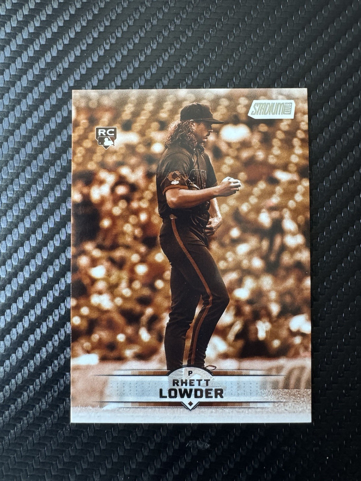 2025 Topps Stadium Club Rhett Lowder Rookie Cincinnati Reds #95 Sepia Parallel