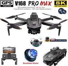 V168 Drone 8K 5G GPS, Dual-Camera Obstacle Avoidance HD Aerial Photography