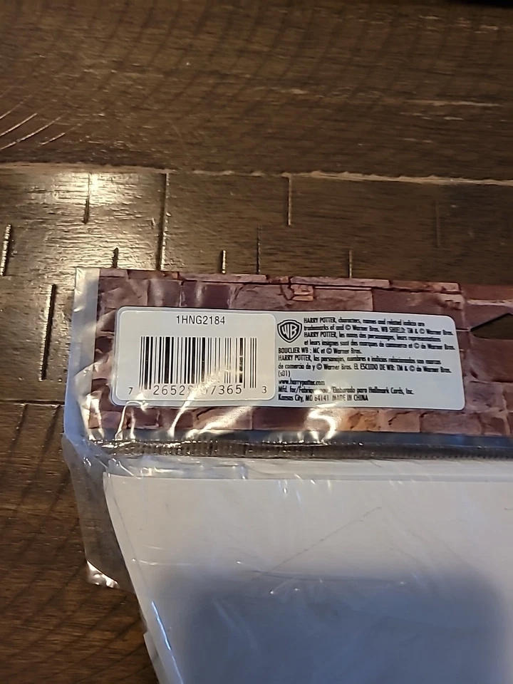 Harry Potter y la Piedra Filosofal Fiesta Celebración Banner Sello 2001 NUEVO Foto 3 de 3