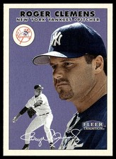 2000 Fleer Tradition Roger Clemens New York Yankees #279