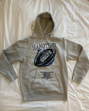 Indianapolis Colts Hangtime Gray Accomplishments Pullover Hoodie Size Medium