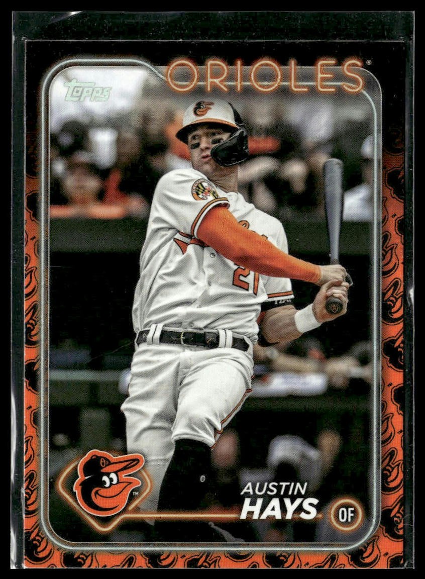 2024 Topps #307 Austin Hays Team Color Border Variation SSP