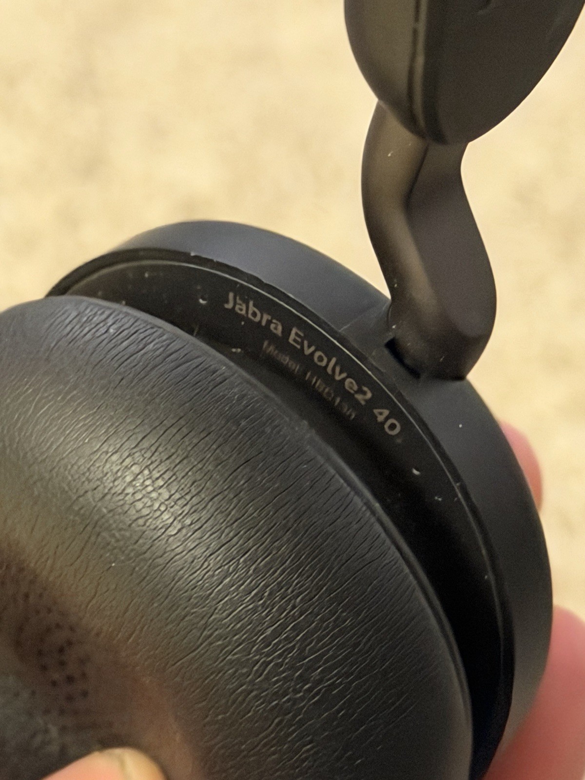 Jabra Evolve2 40 Wired Headphones USB Black (HSC130) With Fast Shipping