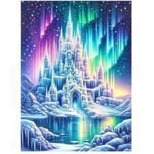 Fantasy Castle 5D Diamond Art Kit for Adults 12 x 16 Inch