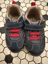 stride rite prescott shoe leather boys 7.5W
