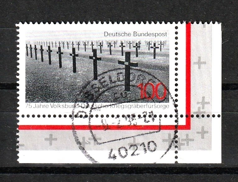 BRD Mi# 1768 ʘ , Vollstempel "Düsseldorf"  / Kriegsgräberpflege - Bild 1 von 1