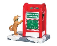 Lemax-64073-956, Santa`S Mailbox, Weihnachtsdorf, Santa`S Wonderland