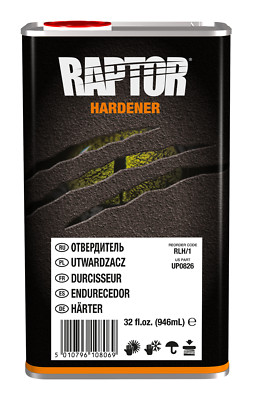 U-Pol Raptor Härter für Raptor Lack Strukturbeschichtung ca. 1L (946ml)