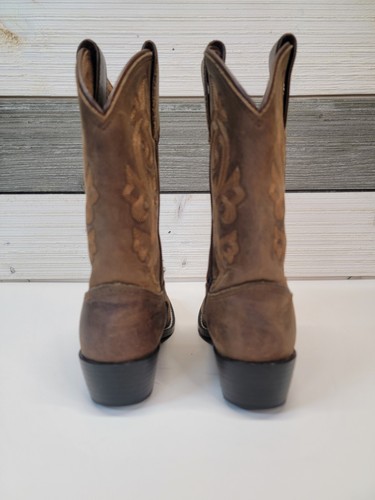 Justin Kids Boots Bay Westerner 2253C Sz 11 D - Picture 4 of 9