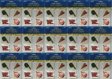 15-SET TEAM SPIRIT TEMPORARY TATTOOS Cheerleading Football Sports Body Art NEW