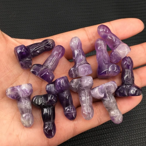 Wholesale Natural mix mini Penis Carved quartz Crystal Massager Wand Healing - Picture 198 of 296