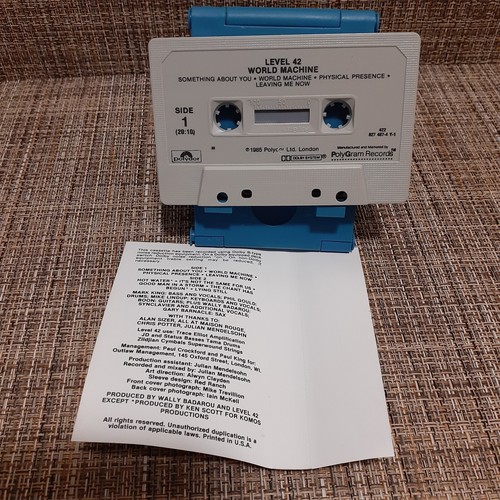 Level 42 World Machine Cassette 1985 Polygram Records - Picture 4 of 4