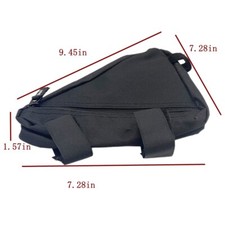 Bicycle Triangle Bag Saddle Frame Adjustable Cycling Decor Pouch