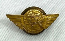 Vintage United Airlines 100,000 Mile Lapel Pin