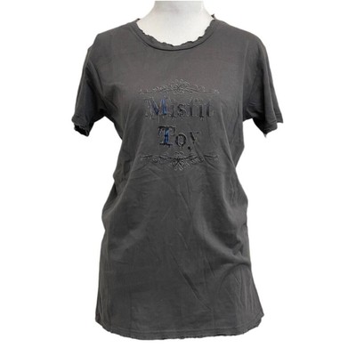 Alternative Vintage Gray Misfit Toy Distressed Punk T-Shirt Kid sz XL Emo Scene