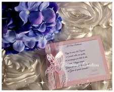 INVITO-CARD RINGRAZIAMENTO-BATTESIMO-COMUNIONE-nozze PERSONALIZZABILE nei colori