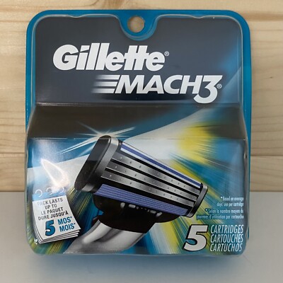 NEW Gillette MACH3 Razor Blades (5 cartridges)