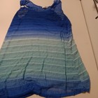 J VALDI Women's Size Medium Swim Cover Up in blue green — photo 1