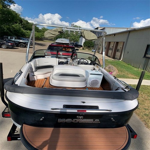 2007 Moomba XLV Swim Step Platform Rear Deck Mat Boat EVA Teak Deck Flooring Pad - Bild 3 von 24