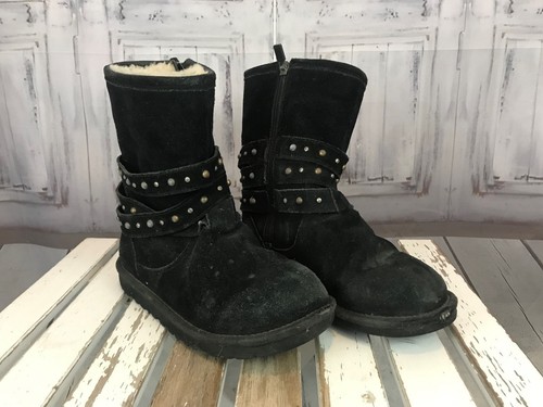 Ugg Boots Autumn Winter Black Straps 