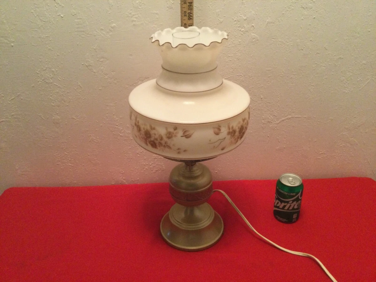 Vintage milk sale glass lamps ebay