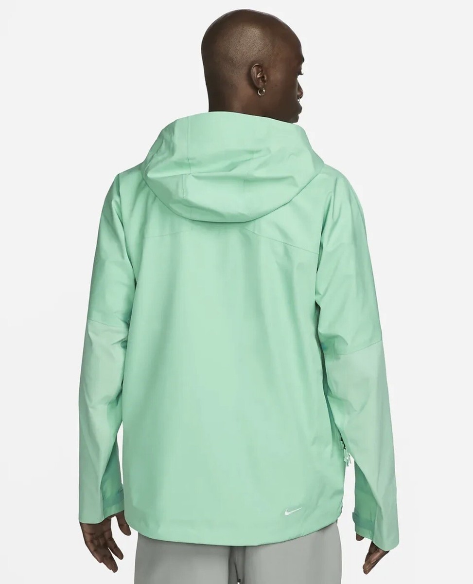 Nike ACG Mens Size L Storm Fit ADV Rain Jacket Green DQ5771
