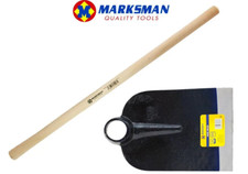 120 CM MARKSMAN WOODEN Beech Handle & 3 LB HOE HEAD Garden Digging Steel Tool UK