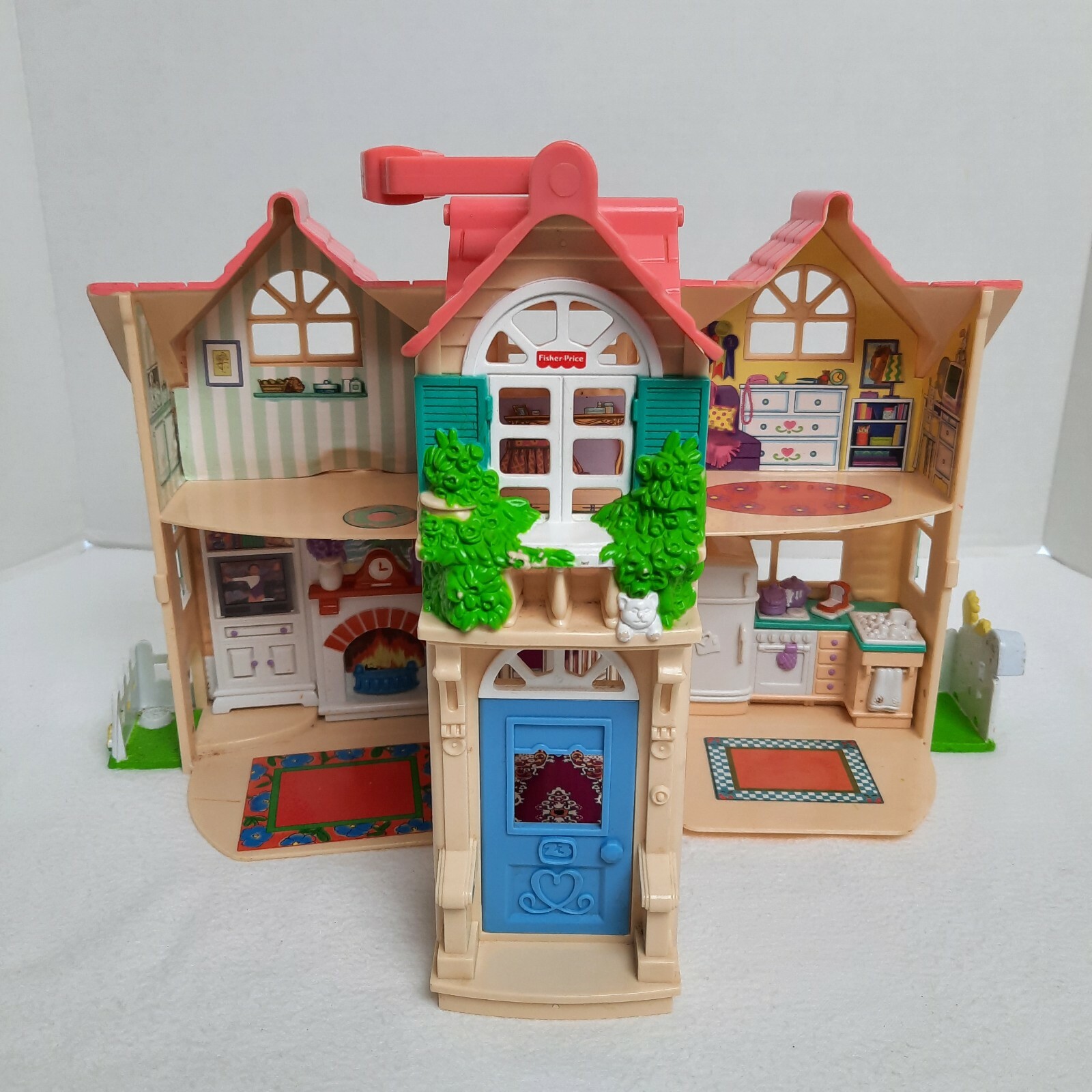 Fisher Price Country Cottage Sweet Streets Doll House Mattel 200
