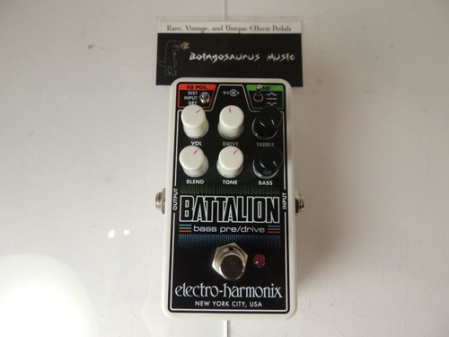 Electro Harmonix Battalion Bass Pre/Drive Preamp Effects Pedal Free USA Shipping