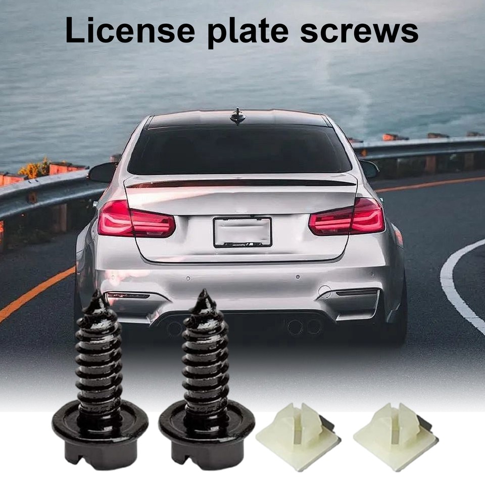 Anti Theft License Plate Screws Kits, Tamper Resistant Licence Plate
