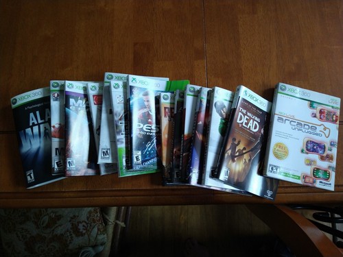 Authentic OEM Microsoft Xbox 360 X360 English Box Art Inserts U Pick Choose List - Picture 2 of 71