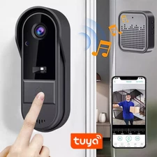 Smart Wireless WiFi Doorbell Intercom Video Camera Door Ring Bell Chime Security