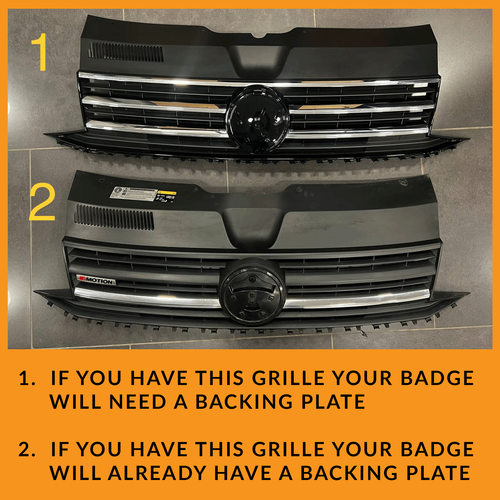 R line Kühlergitter Kühlergrill Matt schwarz für VW T6 - Bild 2 von 12