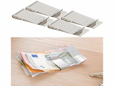 4 pinces à billets en acier inoxydable - Pearl