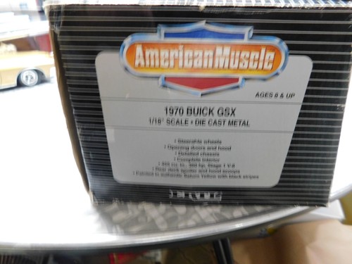 1970 Saturn Yellow Buick Skylark GSX 1/18 scale Diecast Ertl - Picture 21 of 21