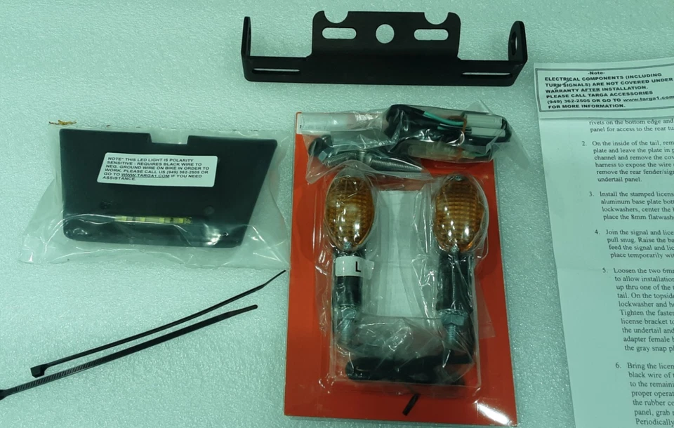 Kit de cola, eliminador de guardabarros Targa 22-262 para Yamaha FZ6R 2009-2017 Foto 3 de 4