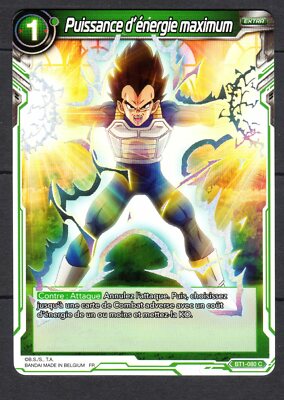 Dragon Ball Super Card BT1-080C Maximum Power Power DBS VF FOIL