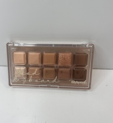 LILYBYRED Mood Keyboard 10 Shadow Palette K-Beauty Ash Cinnamon