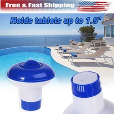 Chlorine Tablet Dispenser for Pools Adjustable Vents,Locking Cap,Hot Tub Safe