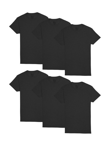 Short Sleeve Black Crew T-Shirts 