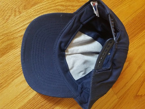 GMC CHEVY Camión de Trabajo Mediano AZUL MARINO BRONCEADO Snapback Gorra de Béisbol DE COLECCIÓN NUEVO - Imagen 7 de 8