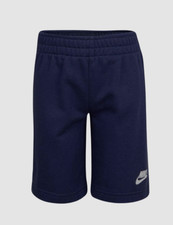 20 Nike Kid's Boy's Blue Elastic Logo Pull-On Regular Athletic Shorts Size XS/4